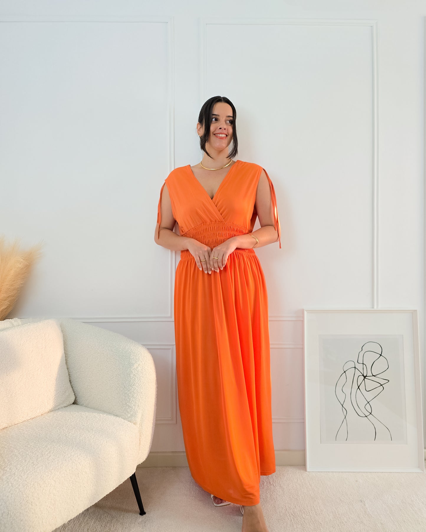 VESTIDO DEBORA ORANGE
