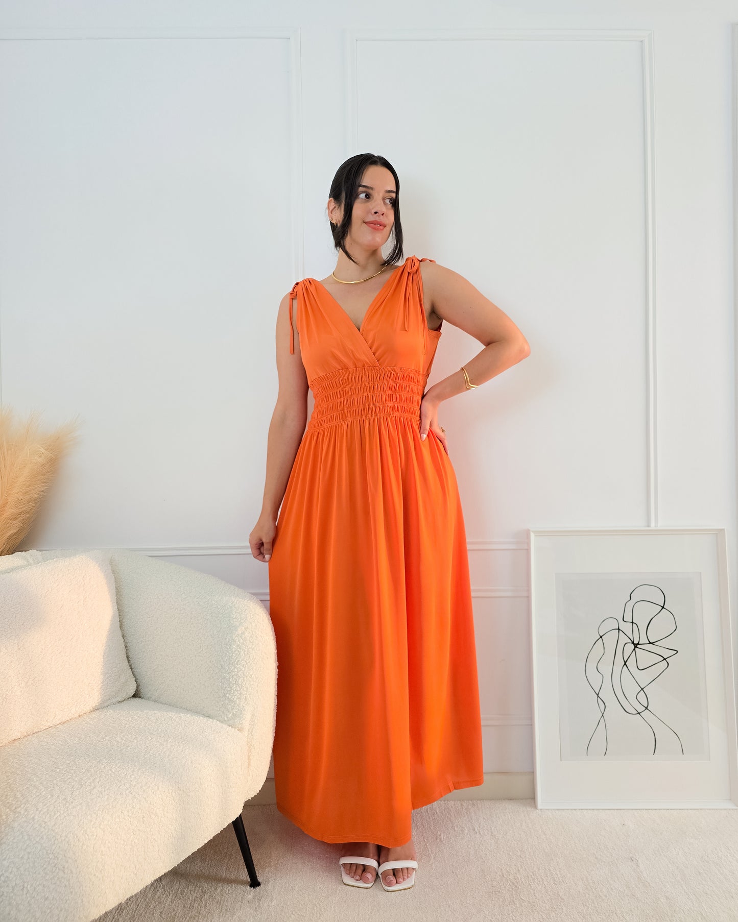 VESTIDO DEBORA ORANGE