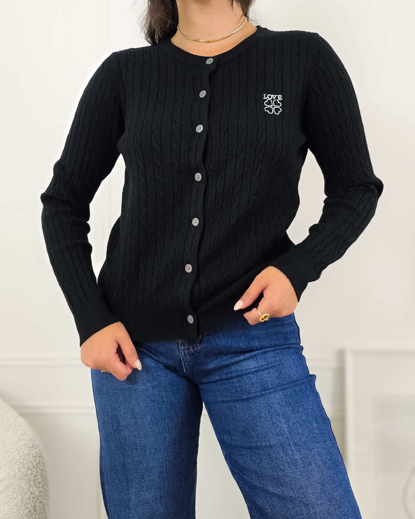 CARDIGAN BENEDITA BLACK