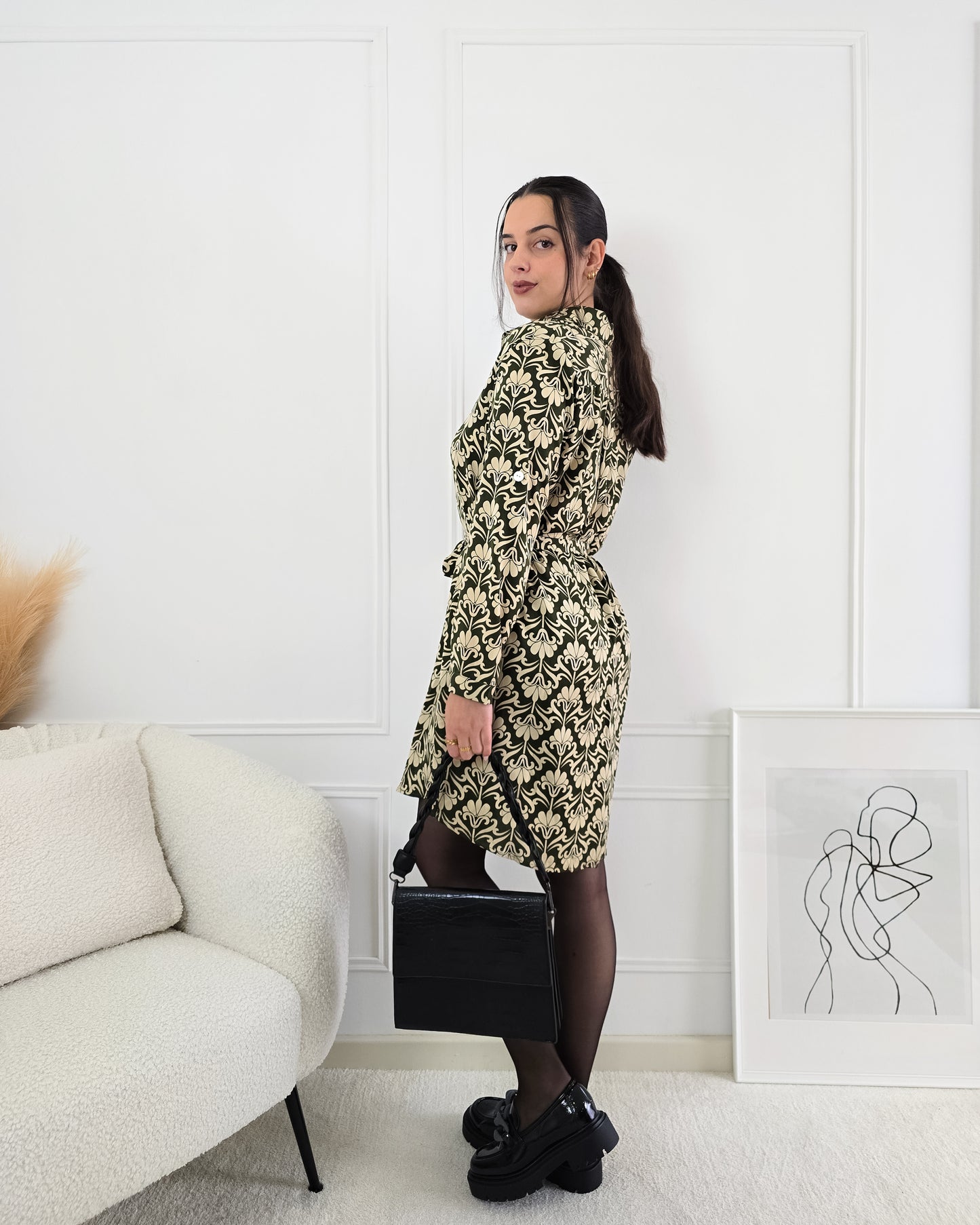 VESTIDO INES GREEN