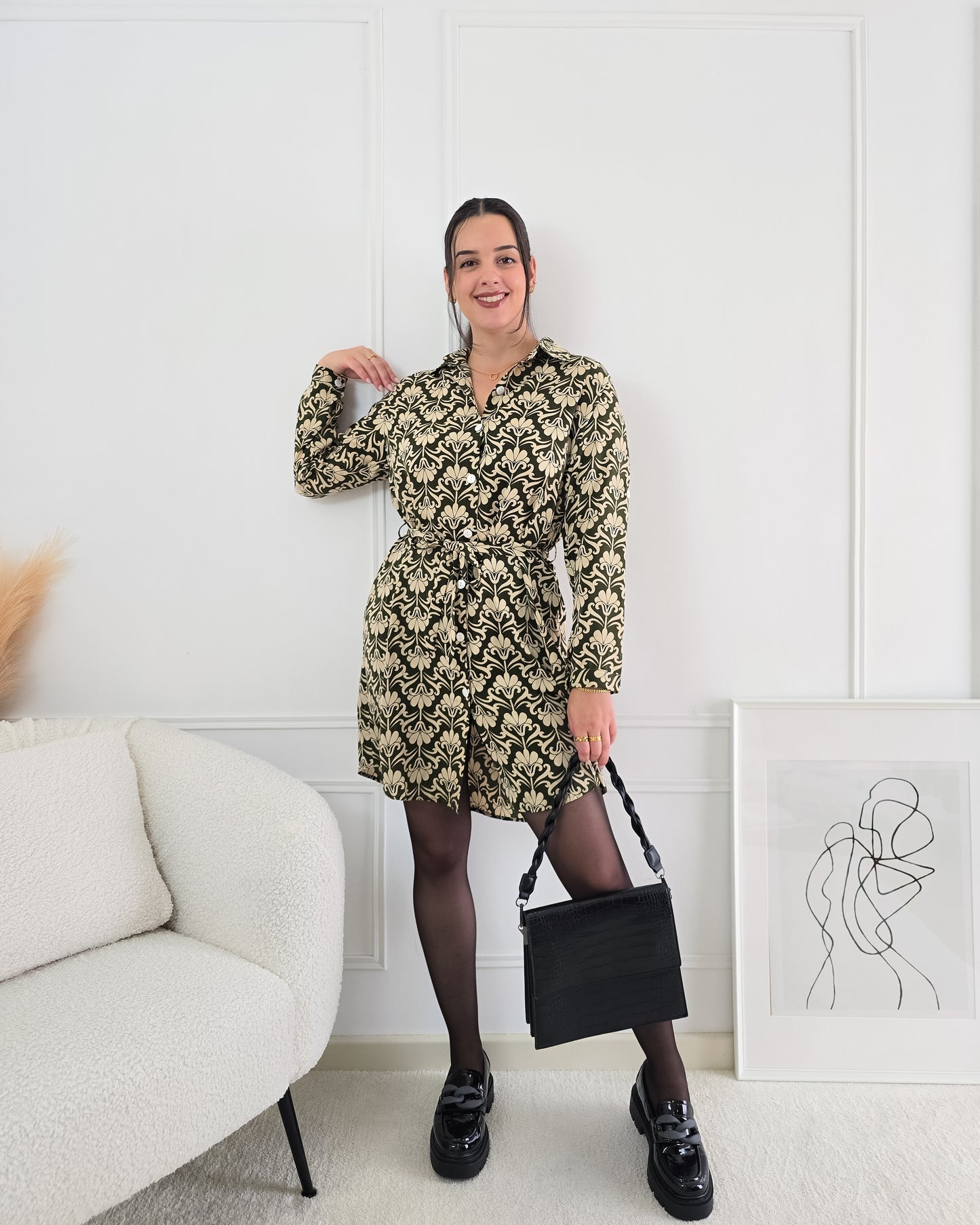 VESTIDO INES GREEN