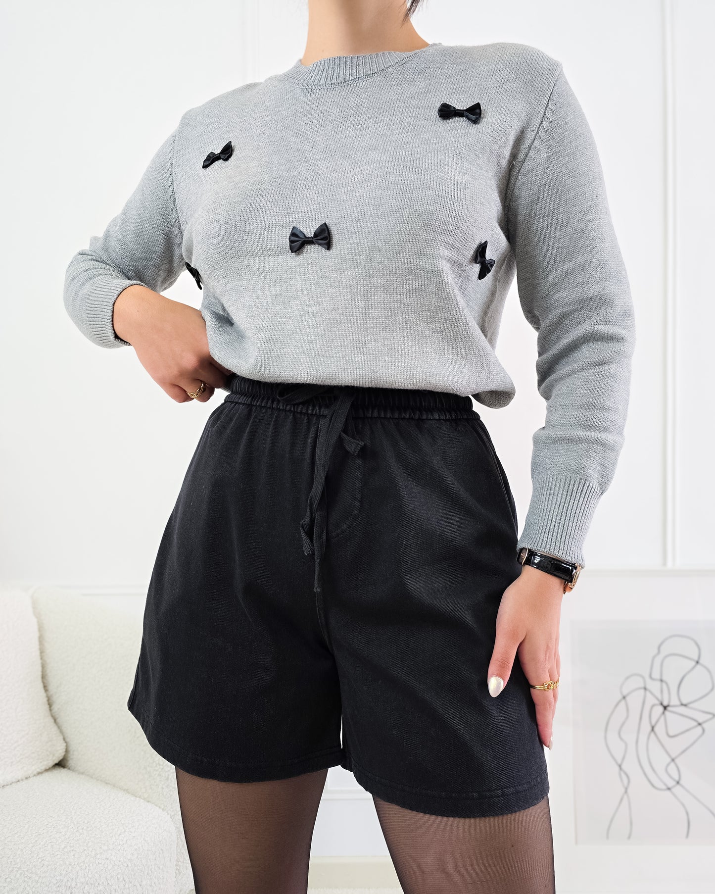 CALÇÕES MARIANA BLACK (curtos)