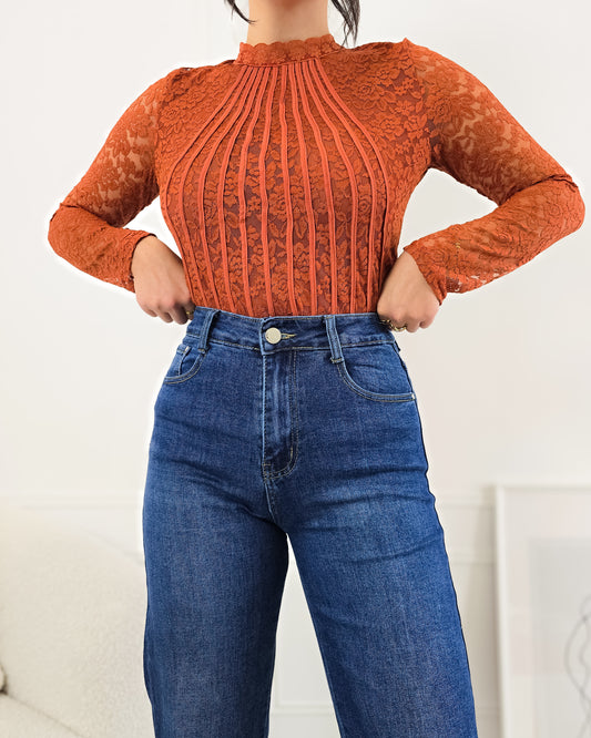 CAMISOLA ZAIDA TERRACOTA