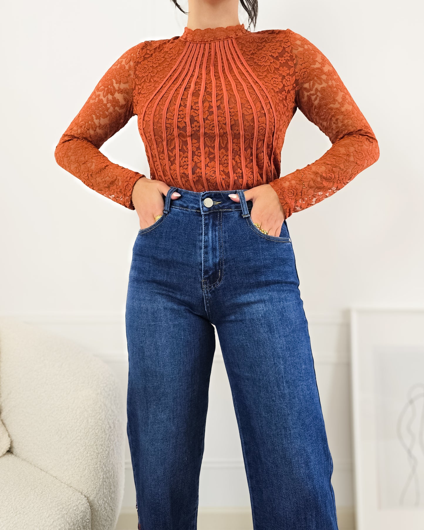 CAMISOLA ZAIDA TERRACOTA