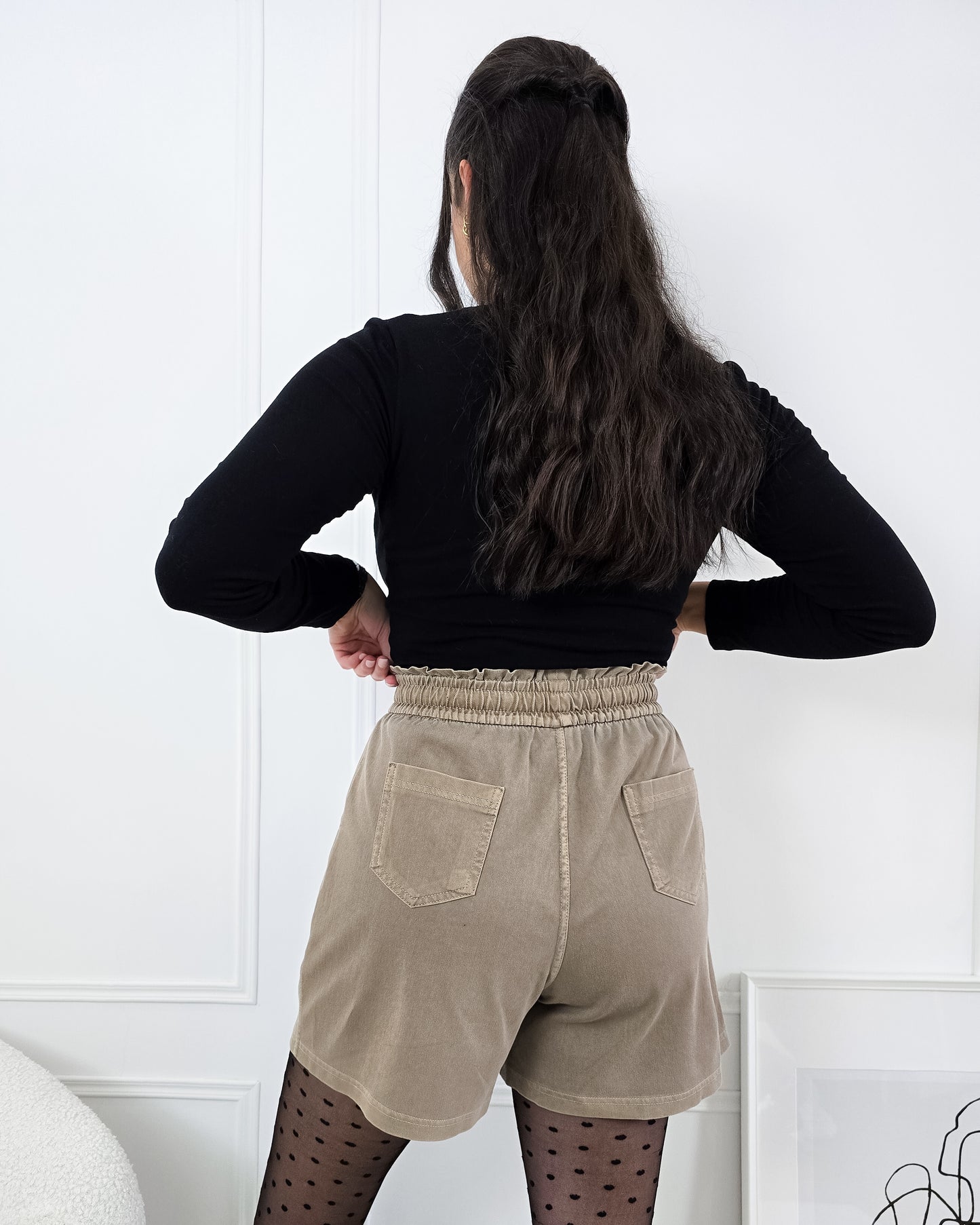 CALÇÕES MARIANA BEIGE (curtos)