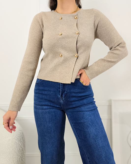 CASACO FAUSTA BEIGE