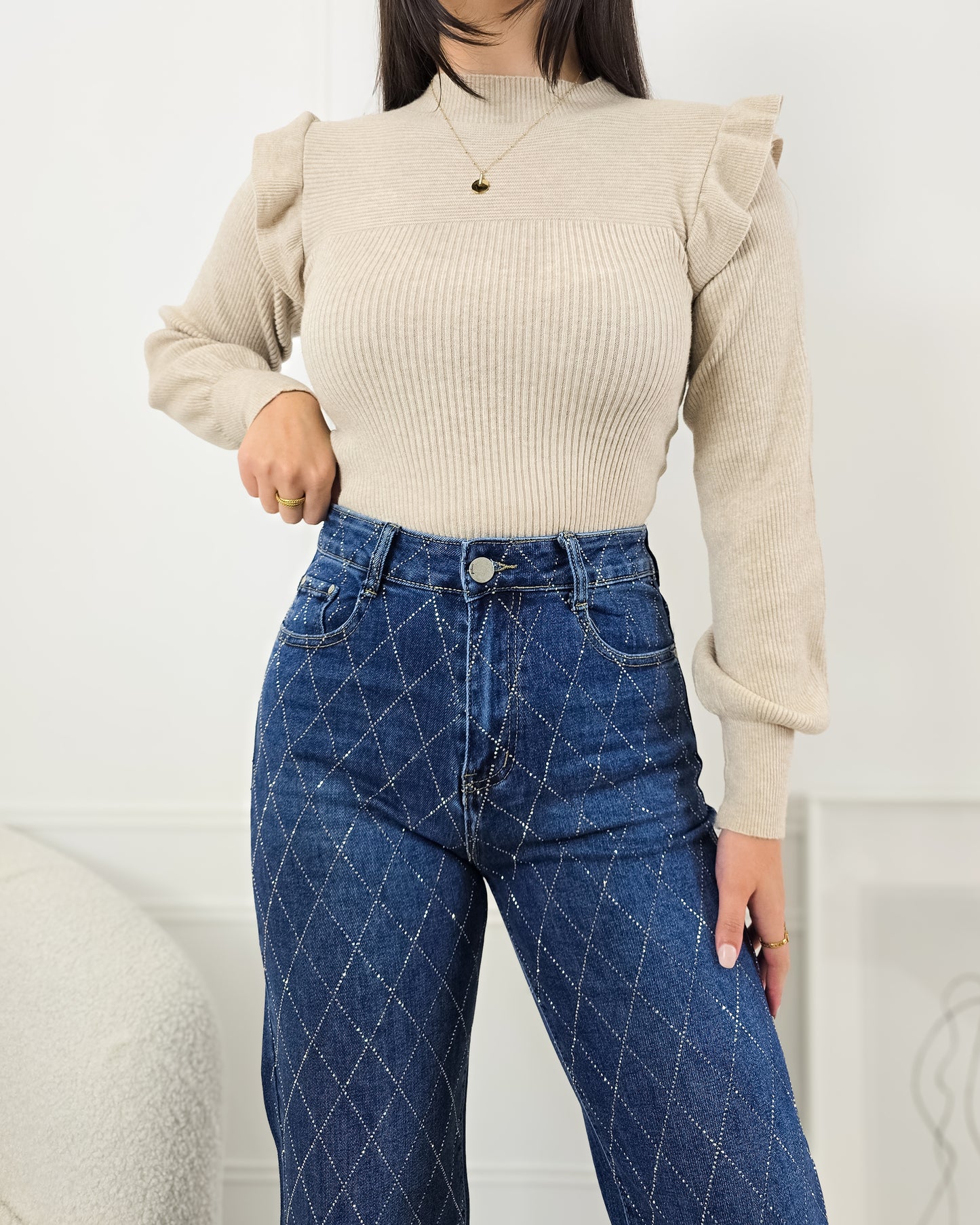 CAMISOLA GERTRUDES BEIGE