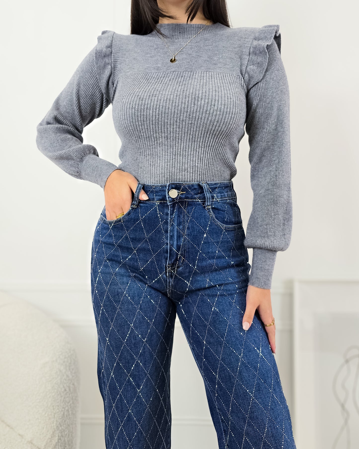 CAMISOLA GERTRUDES GREY