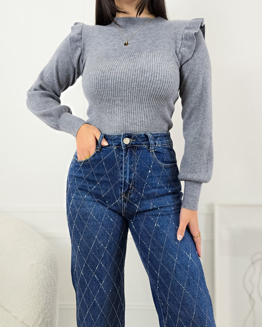 CAMISOLA GERTRUDES GREY