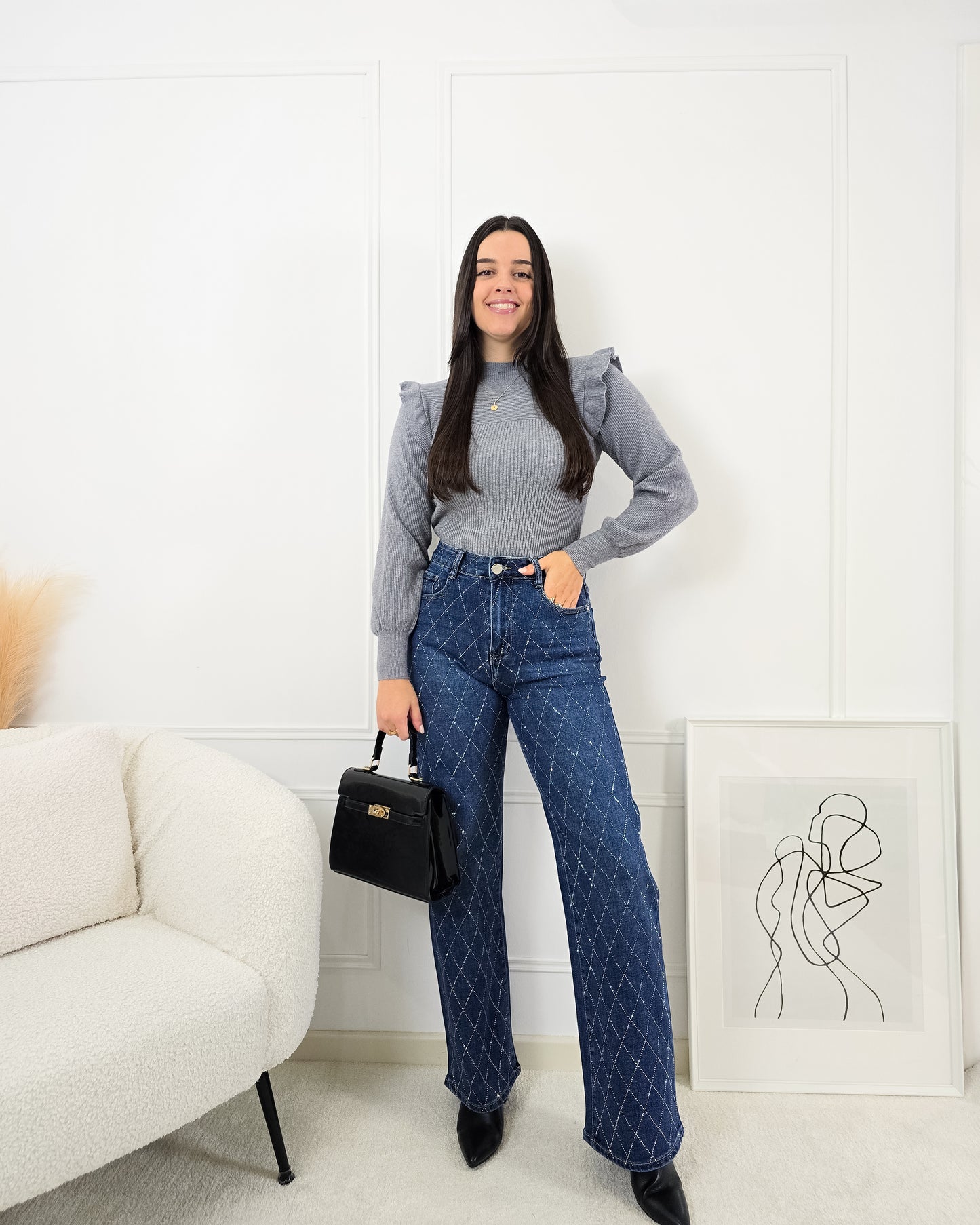 CAMISOLA GERTRUDES GREY