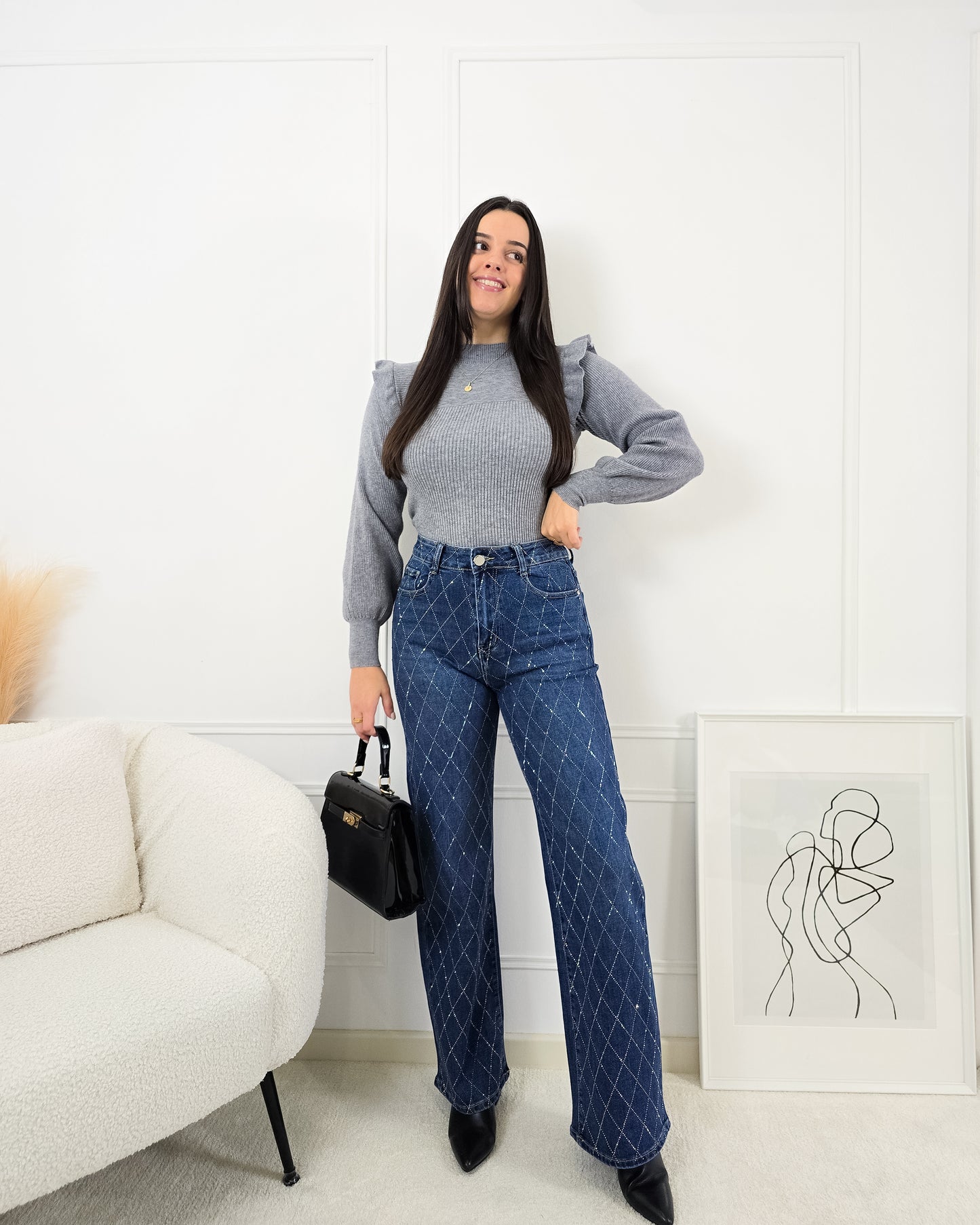 CAMISOLA GERTRUDES GREY