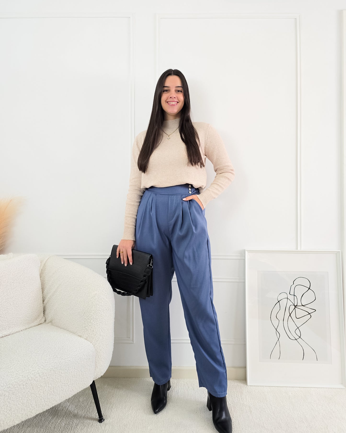 CALÇAS CARLOTA BLUE