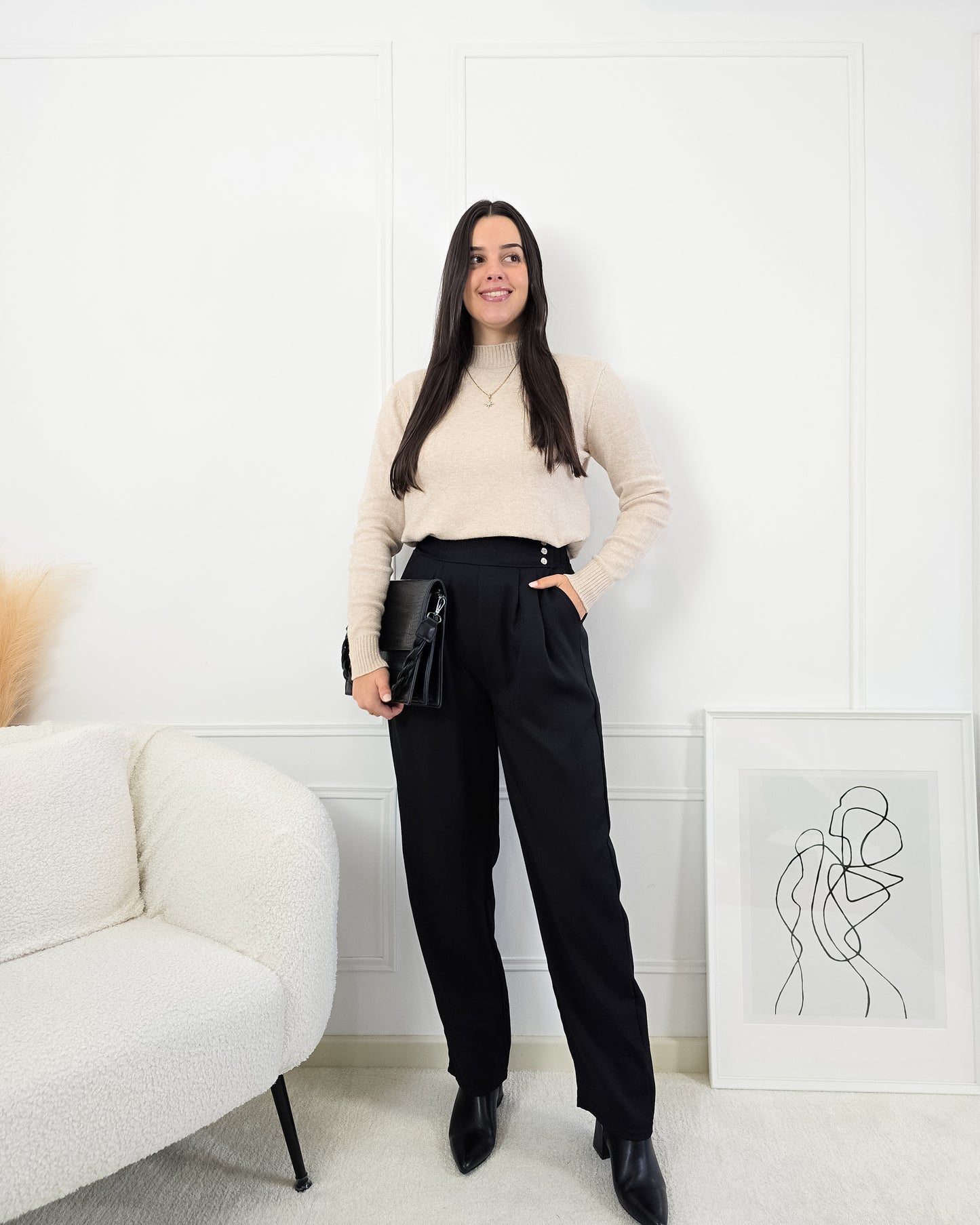 CALÇAS CARLOTA BLACK