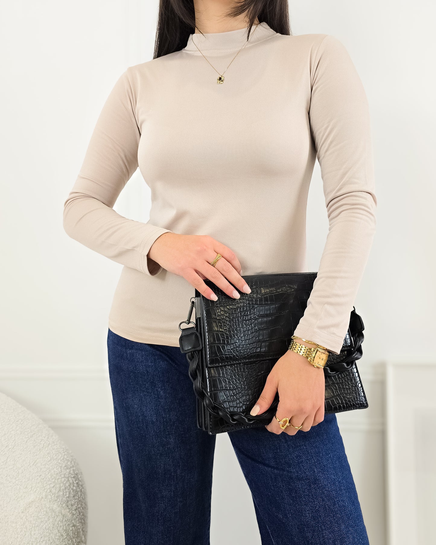 CAMISOLA LICRA BEGE (cardada)