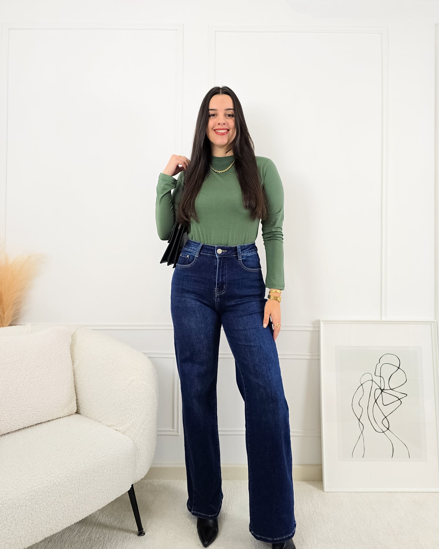 CAMISOLA LICRA VERDE (cardada)