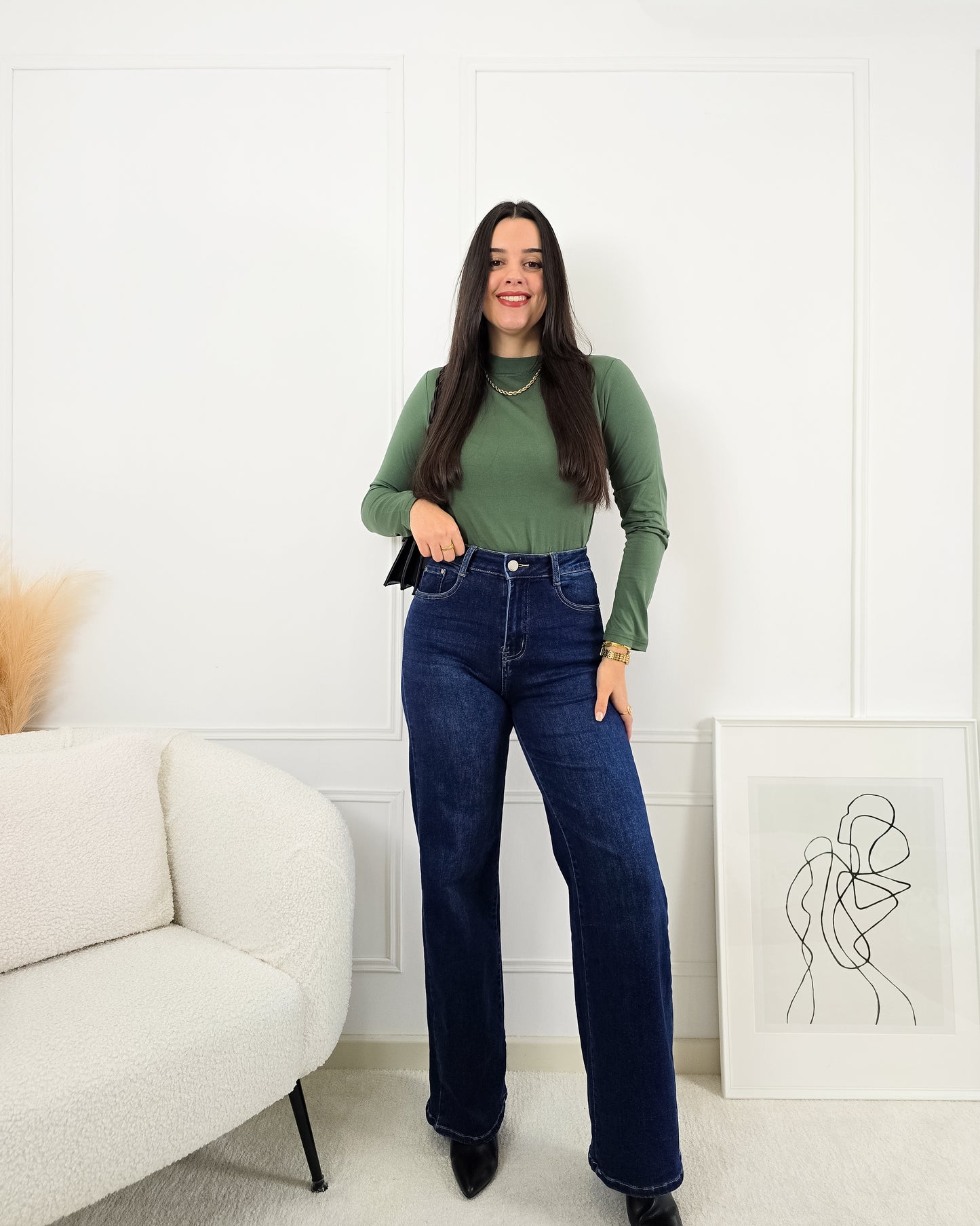 CAMISOLA LICRA VERDE (cardada)