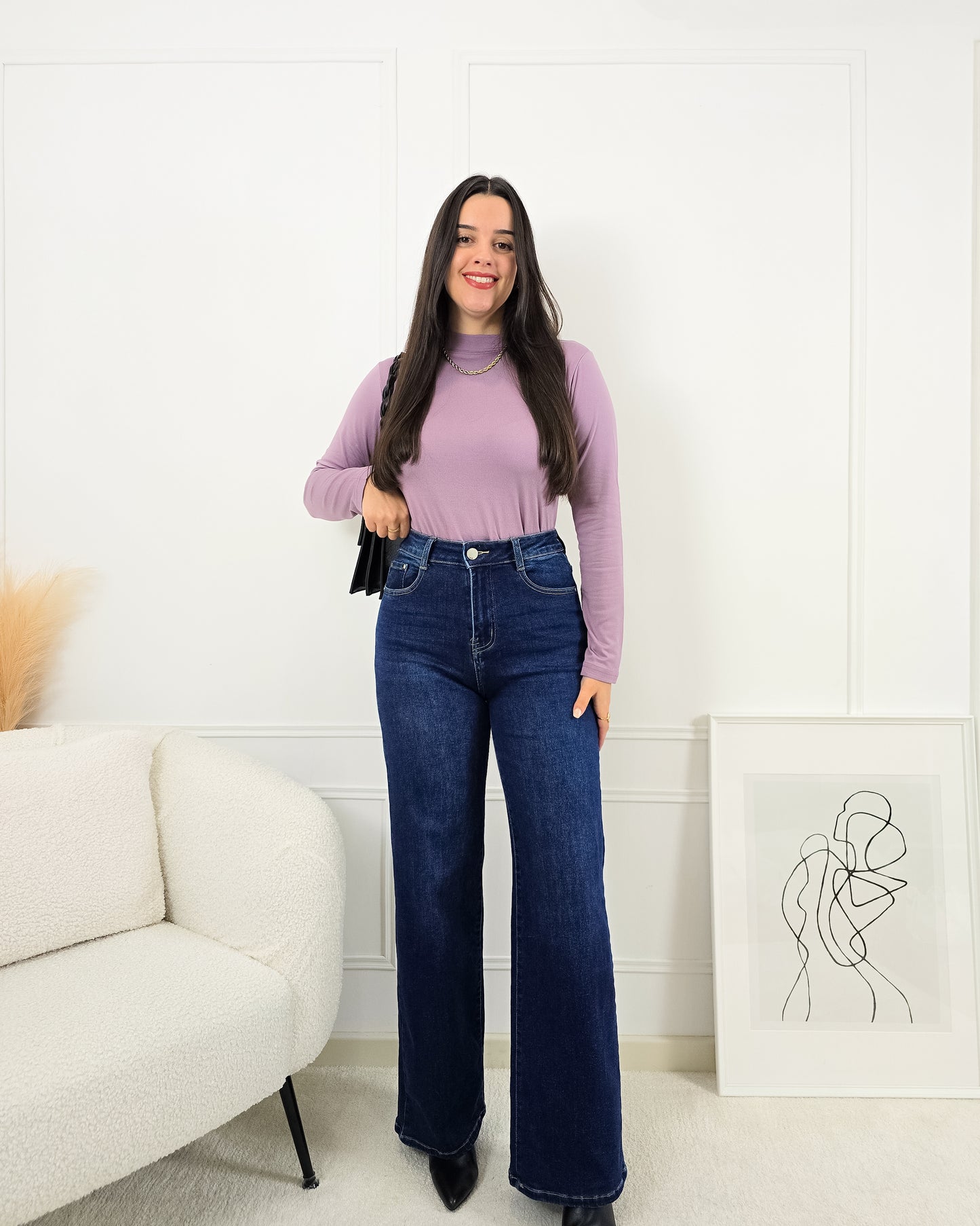 CAMISOLA LICRA LILÁS (cardada)