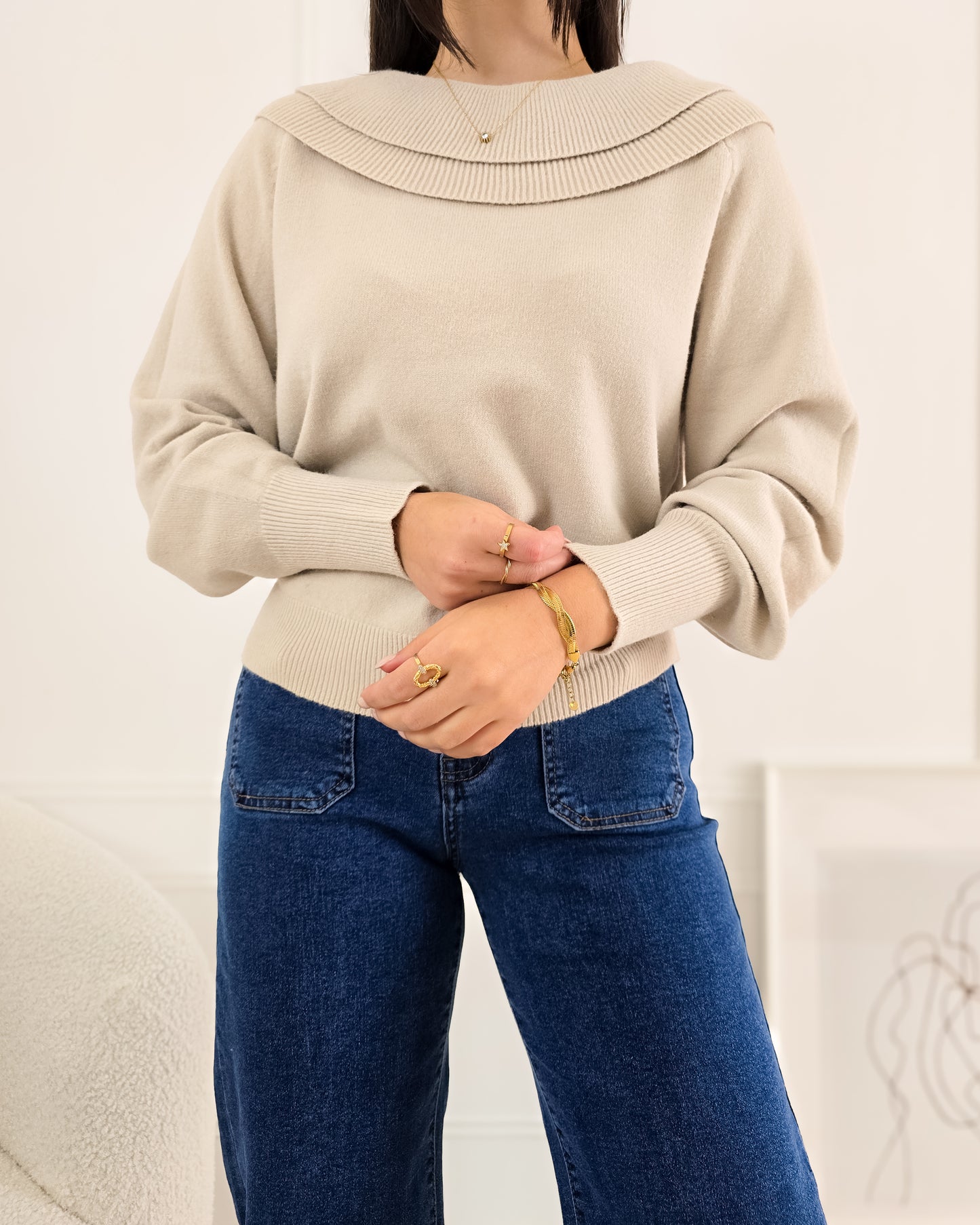 CAMISOLA ALEXANDRA BEGE