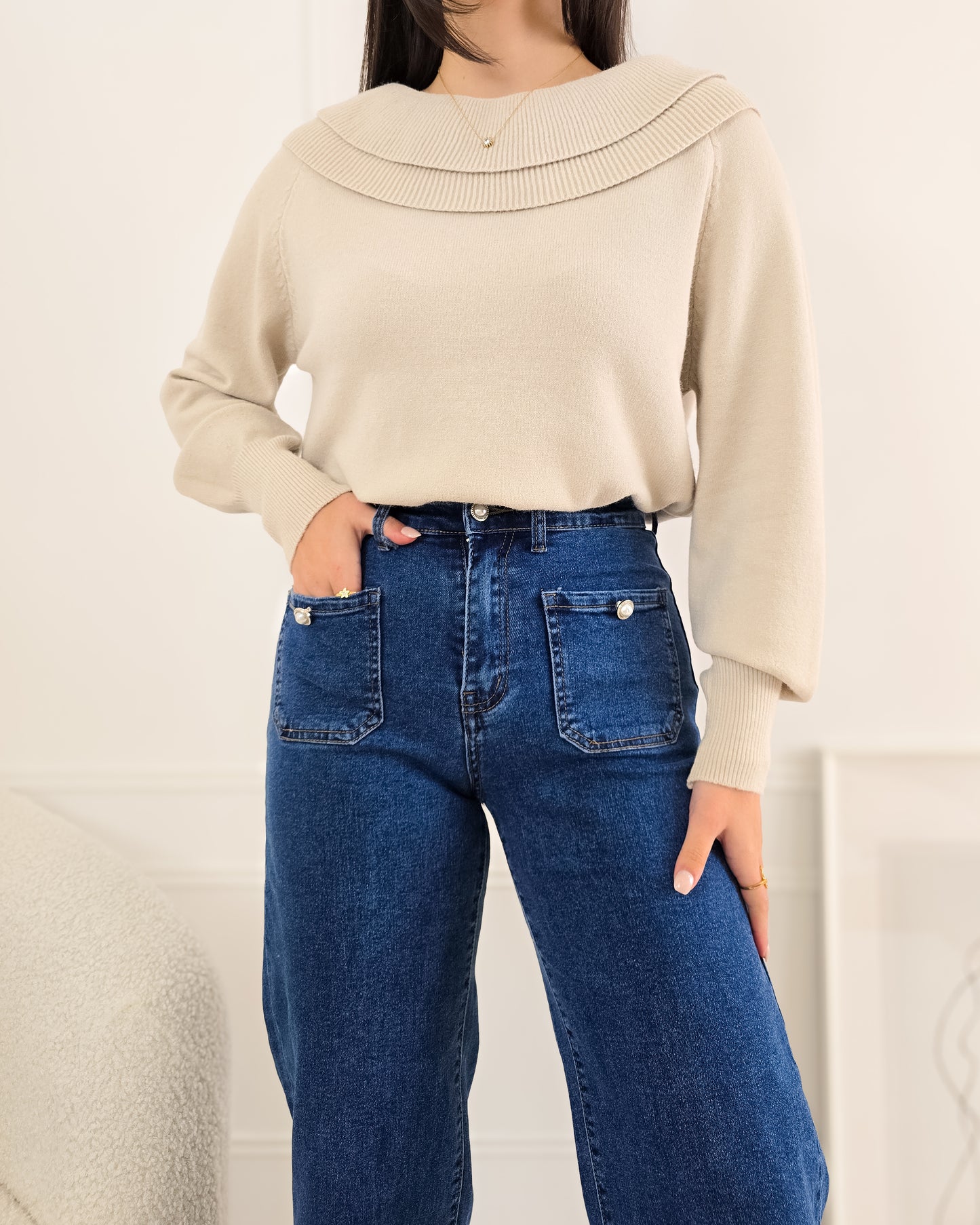 CAMISOLA ALEXANDRA BEGE