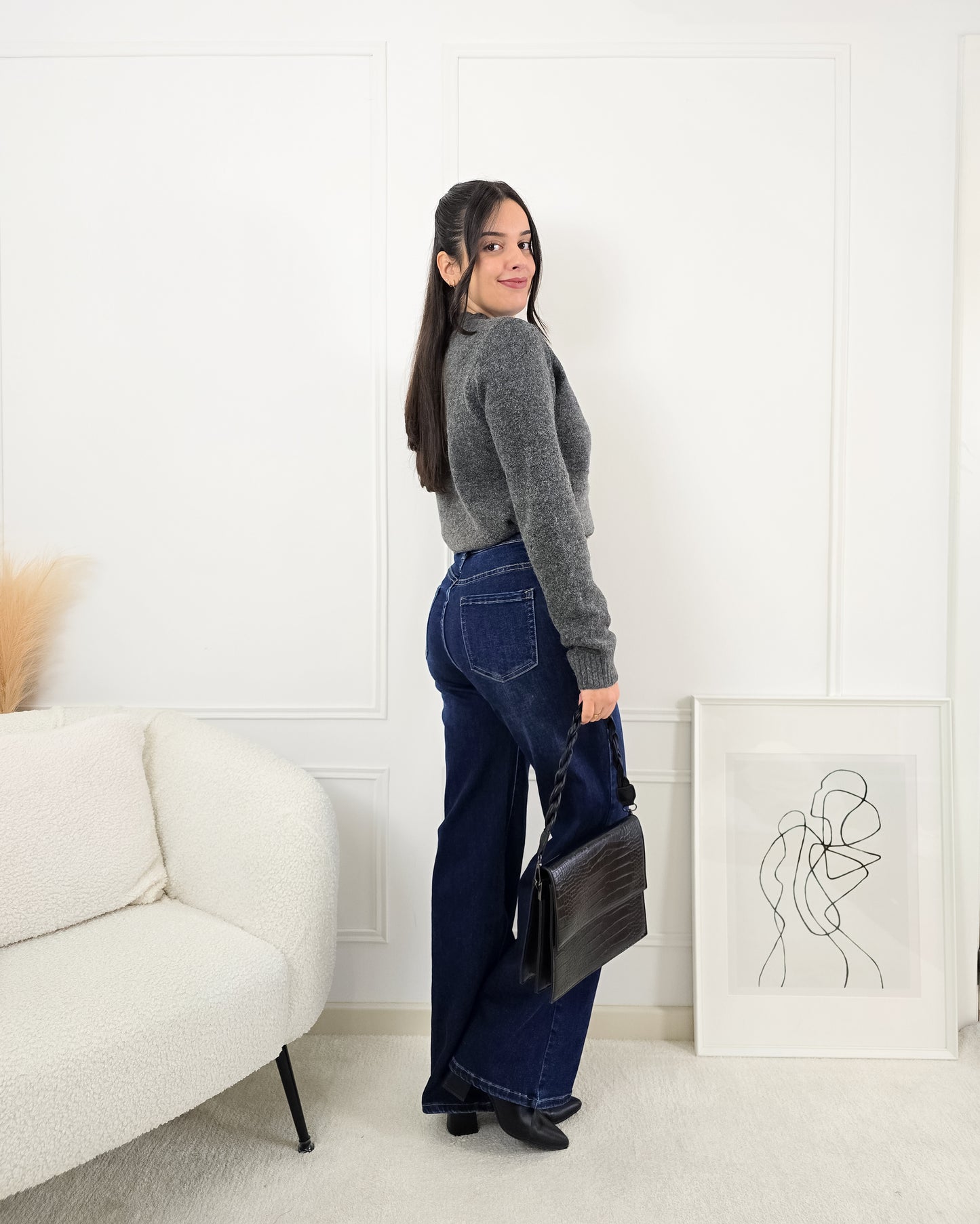 CASACO ALFREDA CINZA ESCURO