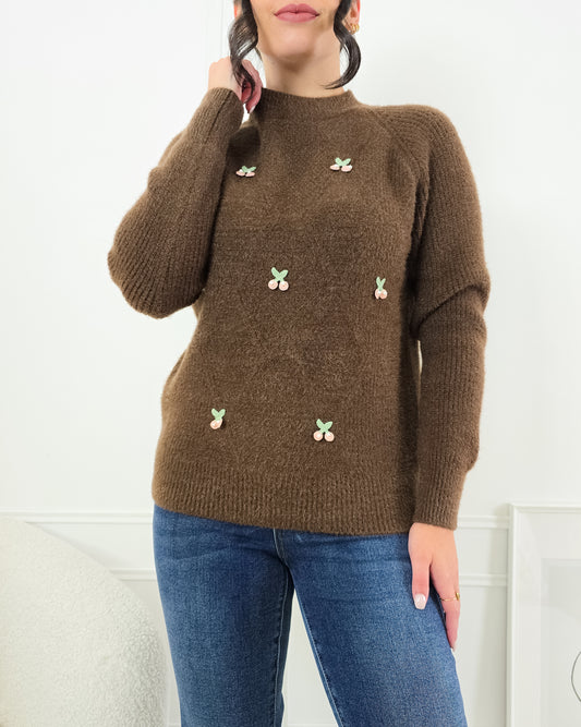 CAMISOLA CEREJA CASTANHO