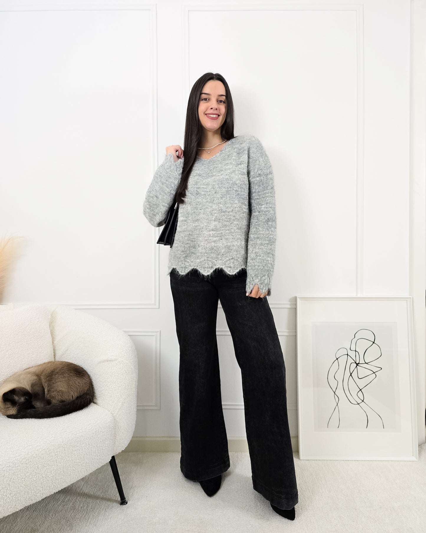 CAMISOLA PETRA CINZA