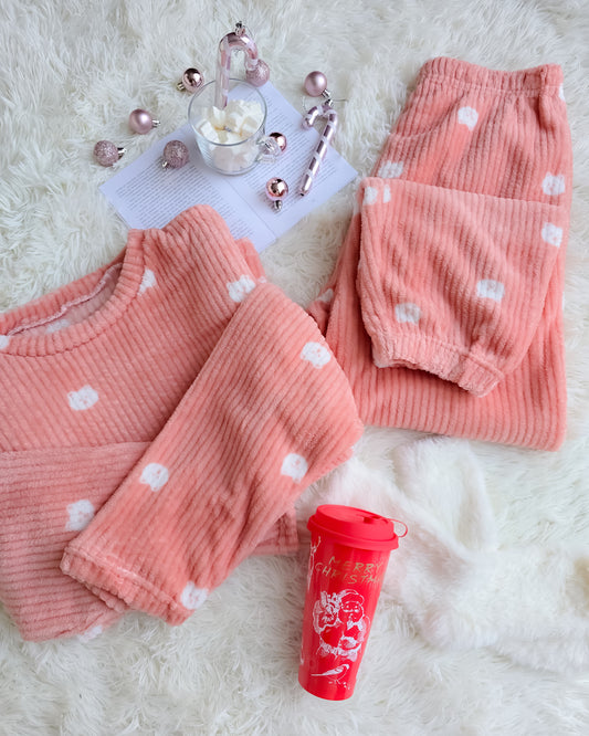 PIJAMA URSO + meias + copo de Natal