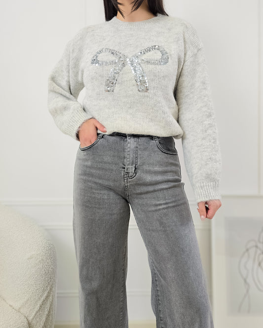 CAMISOLA LAÇO CINZA CLARO