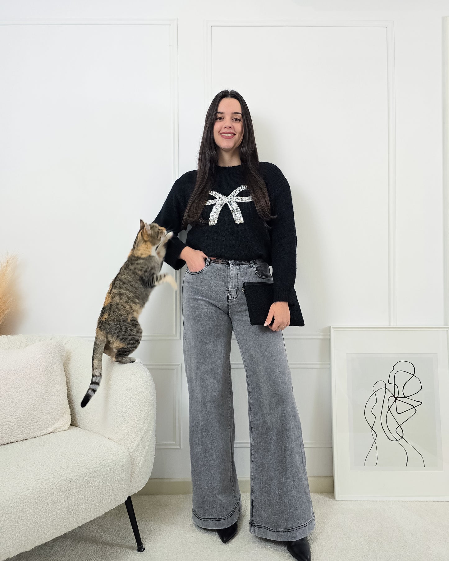 CAMISOLA LAÇO PRETO