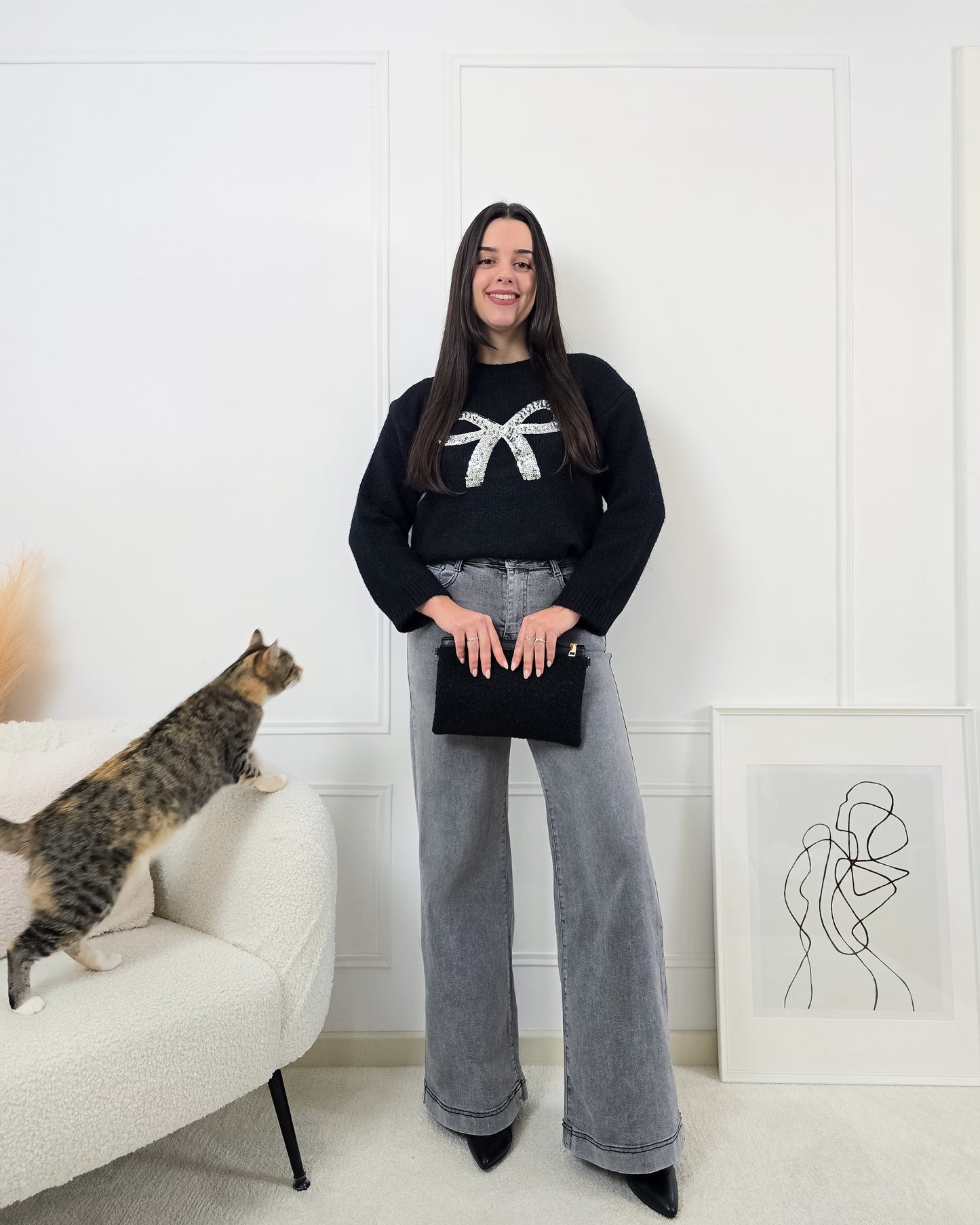 CAMISOLA LAÇO PRETO