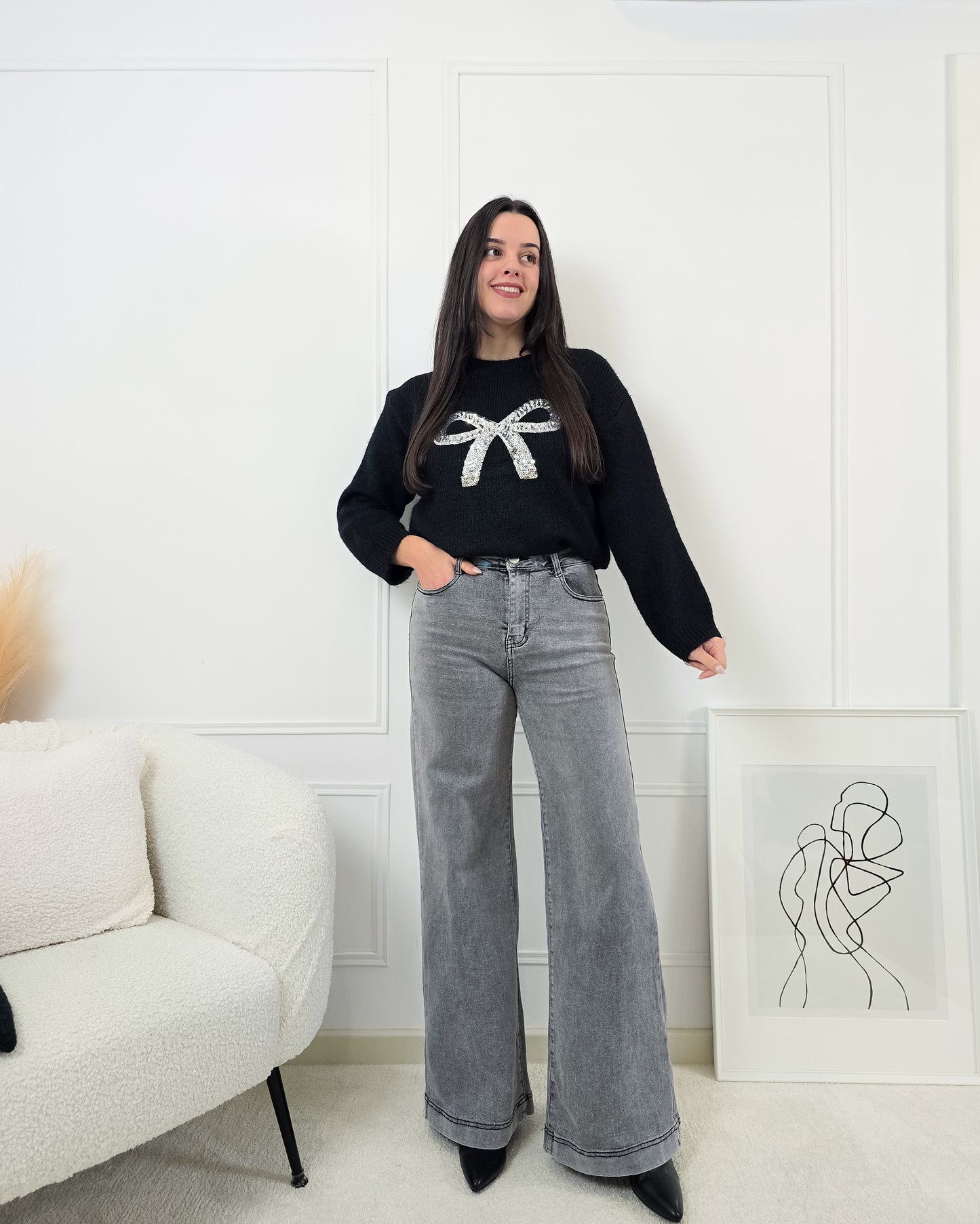 CAMISOLA LAÇO PRETO