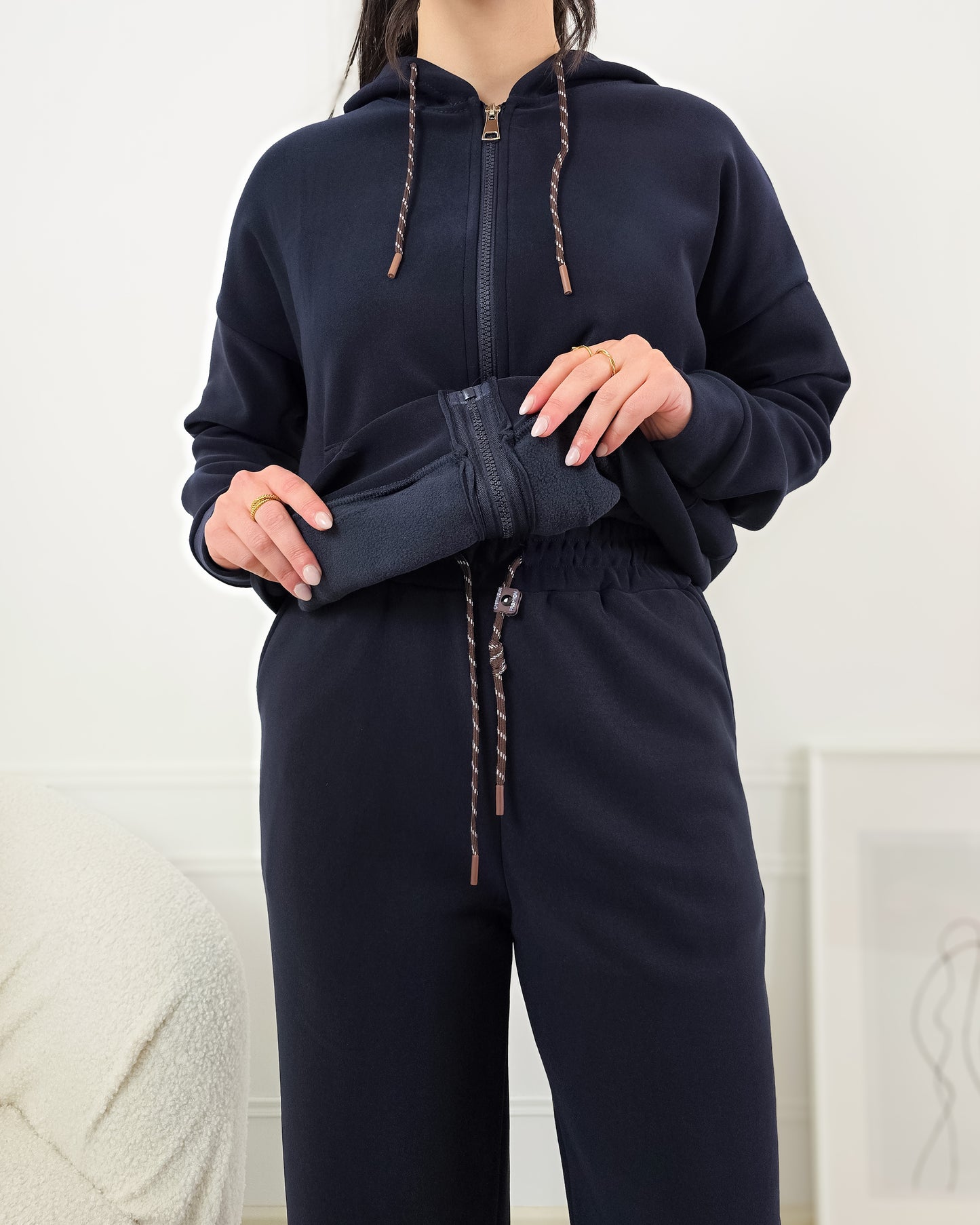 FATO DE TREINO CARDADO AZUL