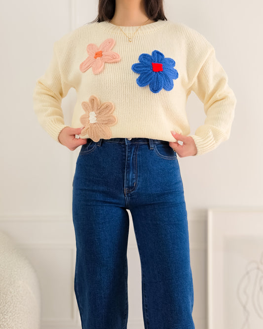 CAMISOLA FLORES PÉROLA