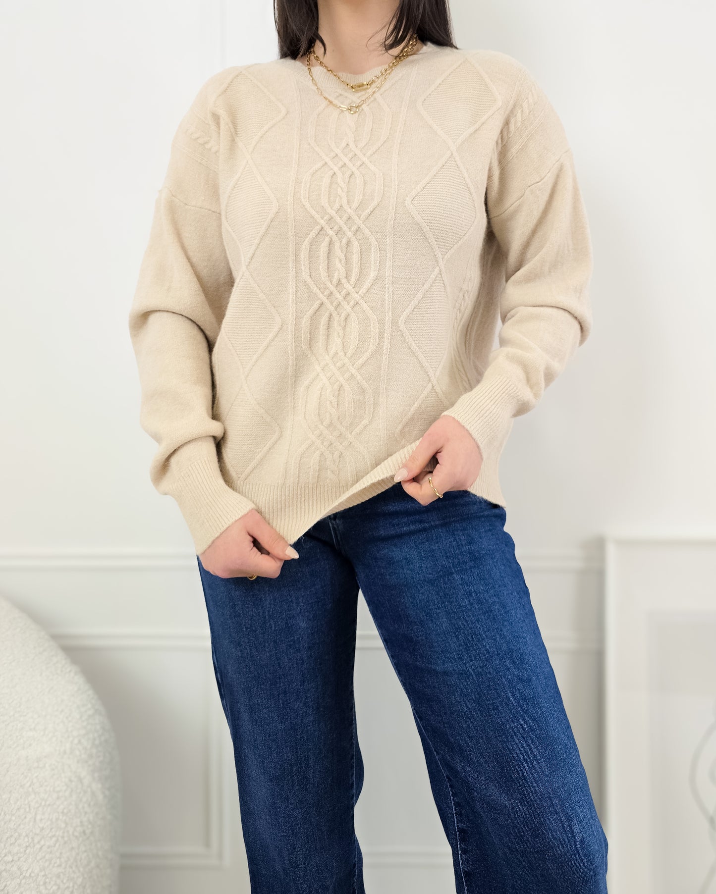 CAMISOLA FRANCISCA BEGE