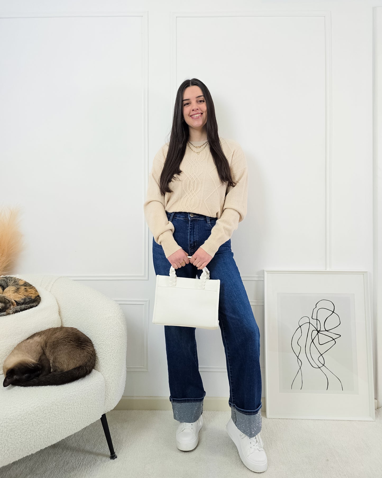 CAMISOLA FRANCISCA BEGE