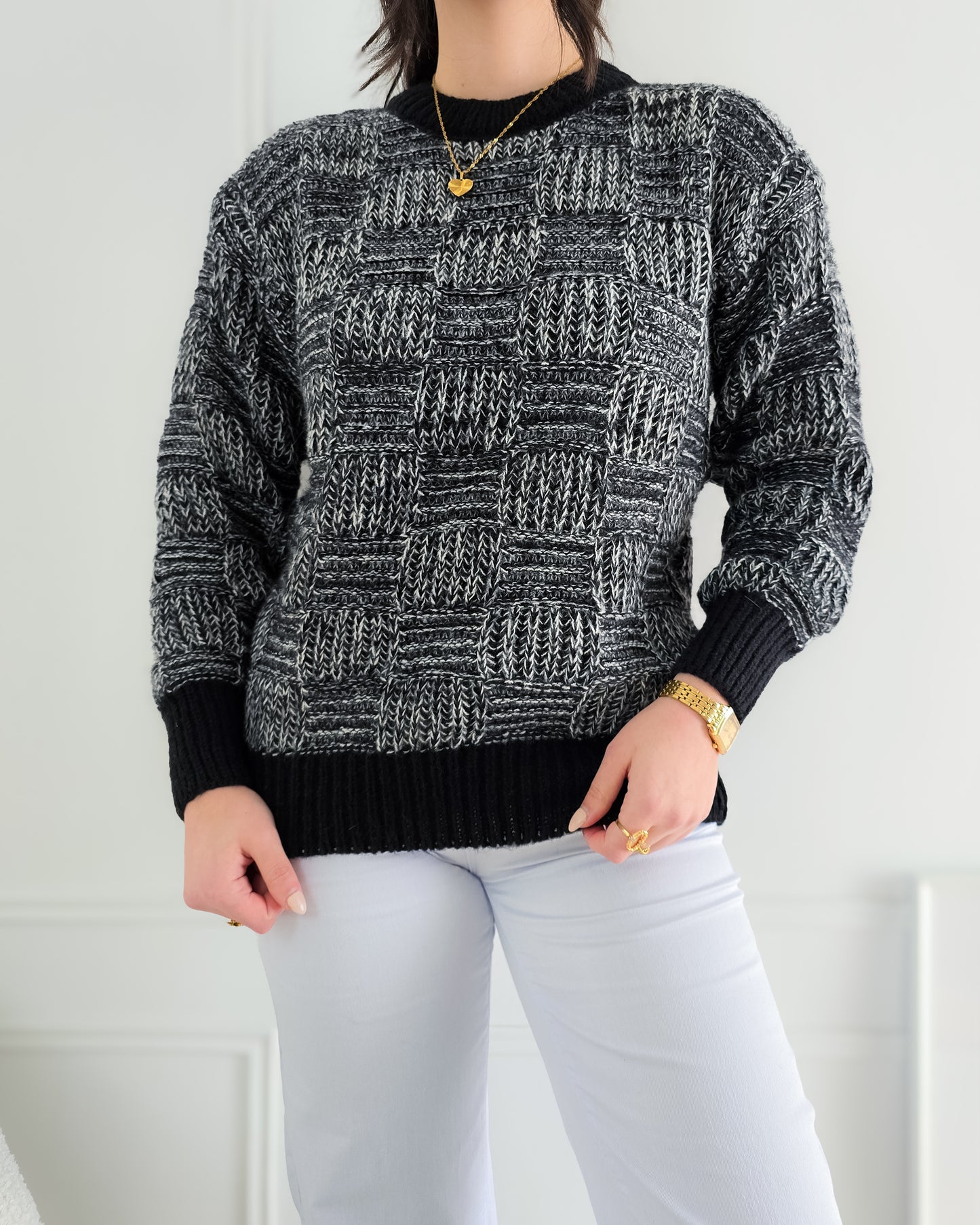 CAMISOLA BIANCA PRETO