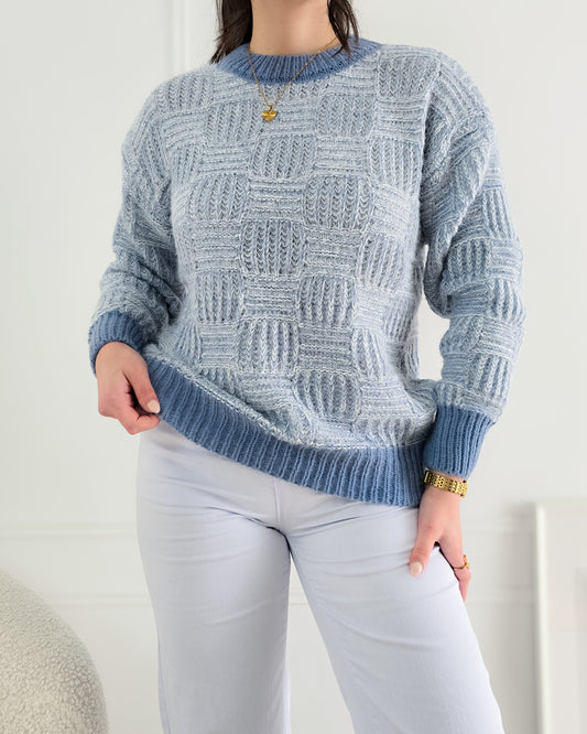 CAMISOLA BIANCA AZUL