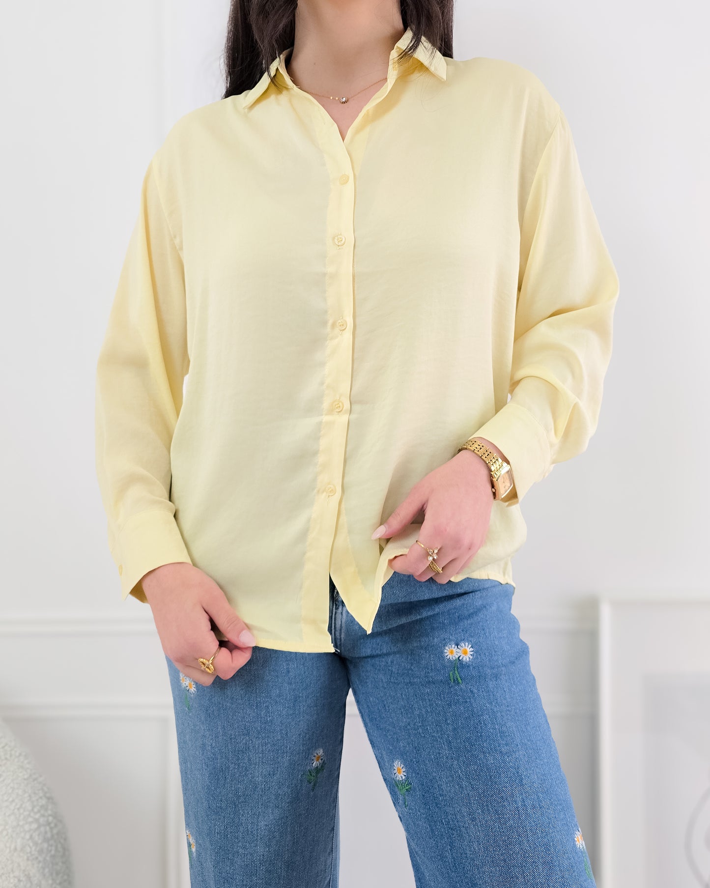 CAMISA CONSTANÇA MANTEIGA