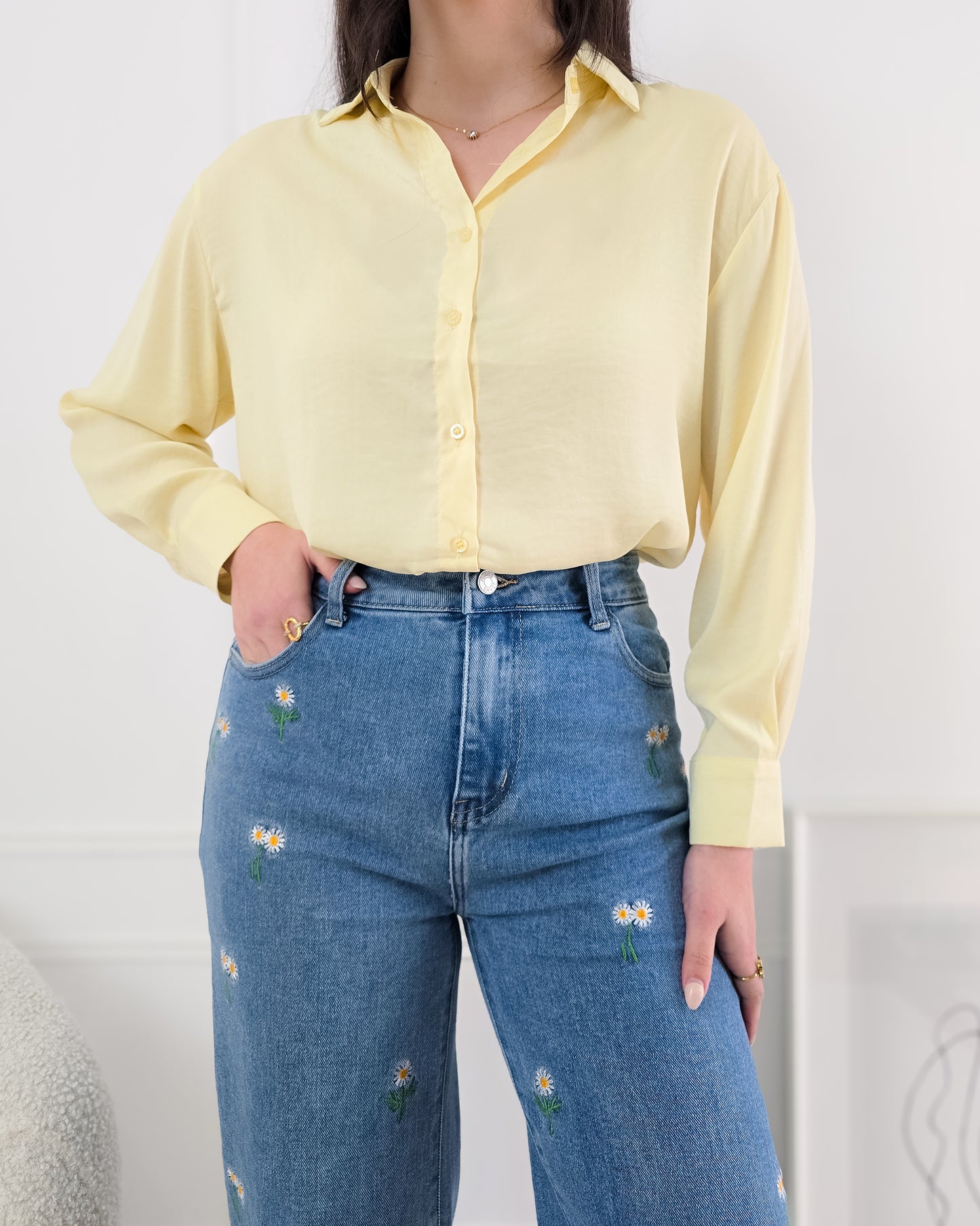 CAMISA CONSTANÇA MANTEIGA