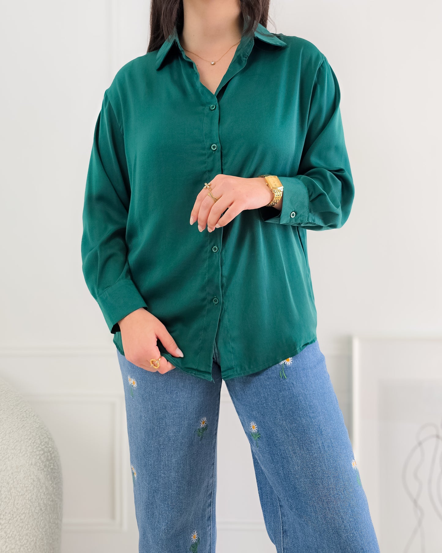 CAMISA CONSTANÇA VERDE