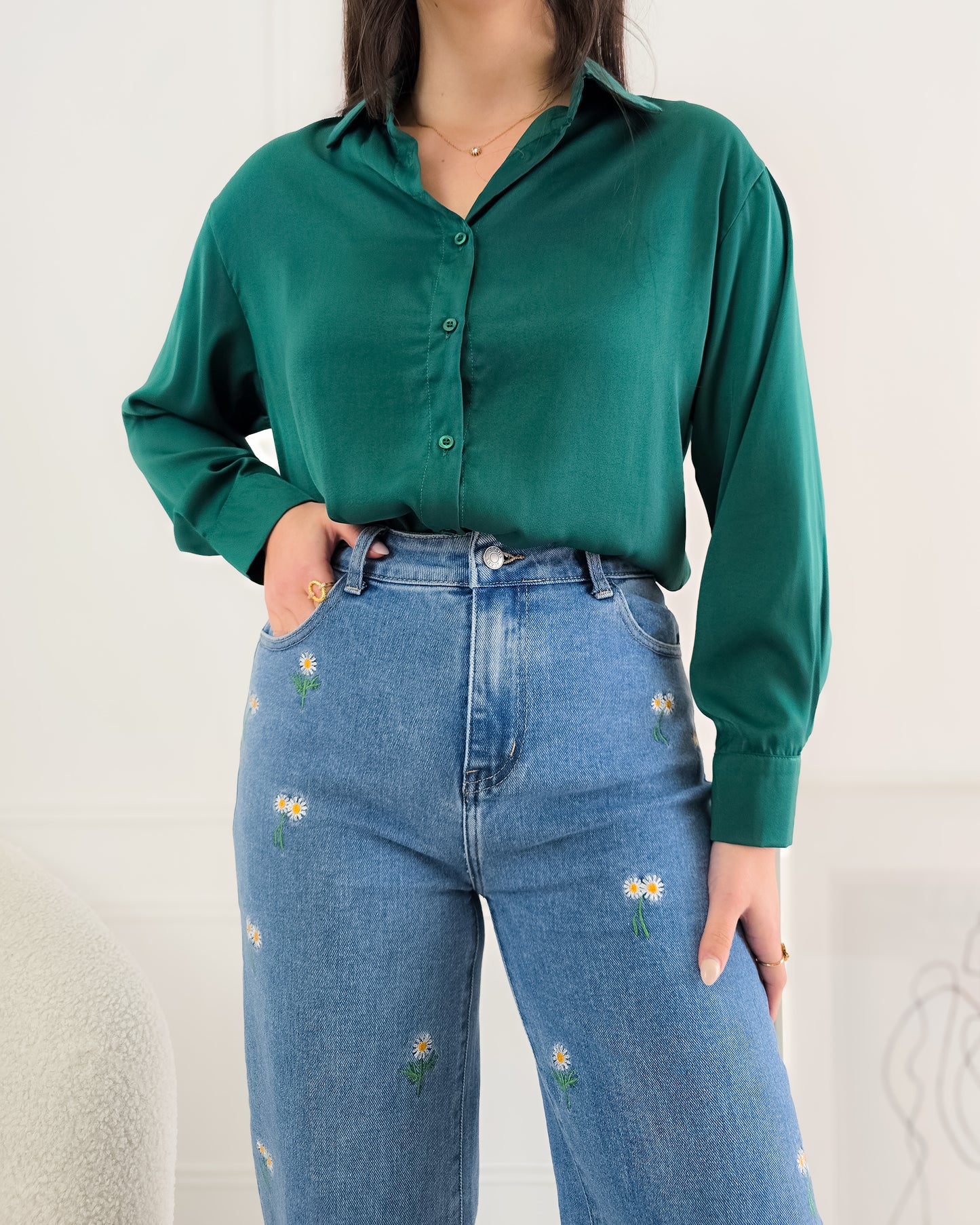 CAMISA CONSTANÇA VERDE