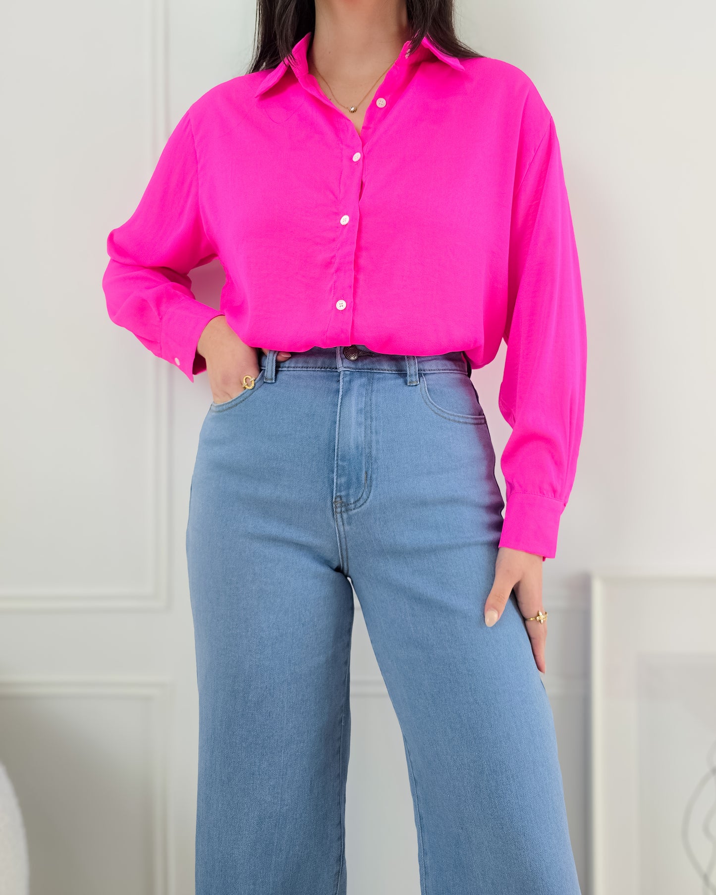 CAMISA CONSTANÇA ROSA