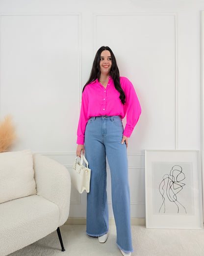 CAMISA CONSTANÇA ROSA