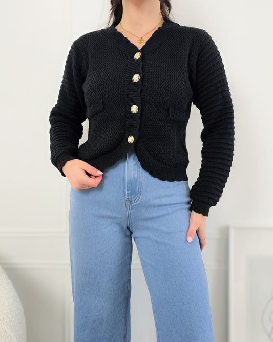 CARDIGAN ERICA PRETO
