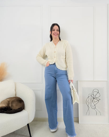 CARDIGAN ERICA PÉROLA