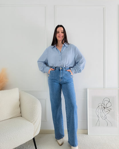 CAMISA JULIA AZUL
