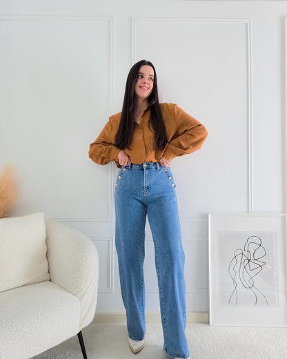 CAMISA JULIA TERRACOTA