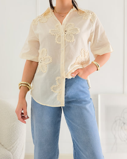 CAMISA HELOISA BEGE