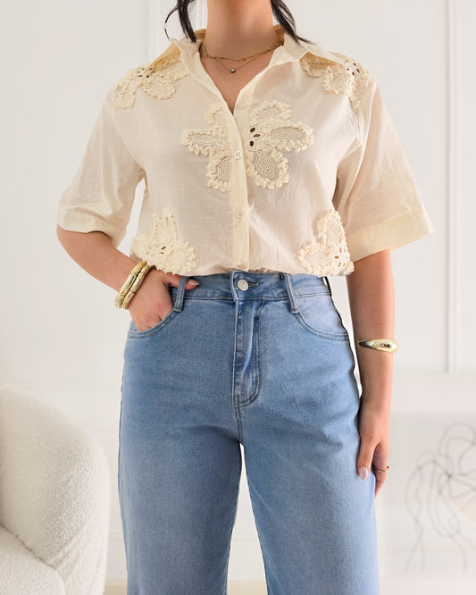 CAMISA HELOISA BEGE