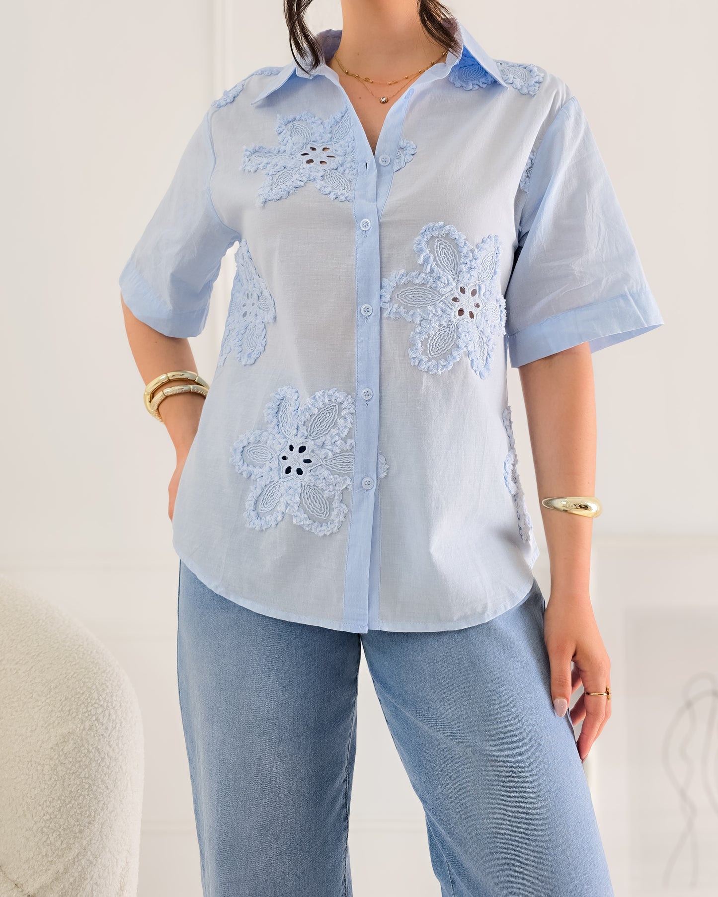 CAMISA HELOISA AZUL